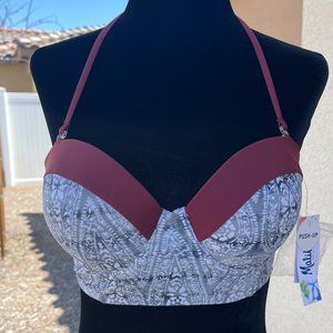 Malibu Dream Girl Gypsy Queen Bikini Top Women Size Medium